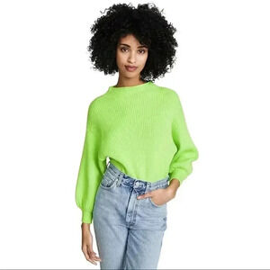 862 Line & Dot Neon Alder Sweater